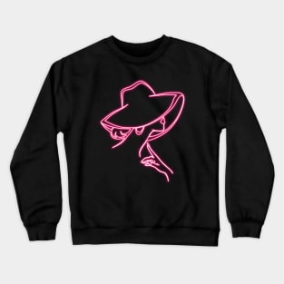 Pink Deco Art Deco Woman Fashion Crewneck Sweatshirt